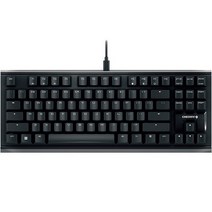 CHERRY 기계식 키보드 저소음적축, 텐키리스, 블랙, MX 1.1 TKL