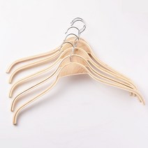 다모아즈 어깨뿔방지 나무 우드 원목 논슬립 옷걸이 5개, 5개입