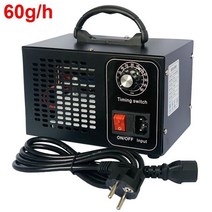 북카페 살균 60 그램/시간 오존 발생기 기계 가정용 청정기 클리너 살균 필터 냄새 제거 Ozonizador, 03 220V Black, 03 220V Black