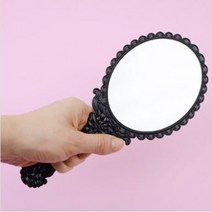 화장대 손거울 1P 미용실 셀프염색 뒷머리 헤어샵 탁상 옆머리 공주 정수리