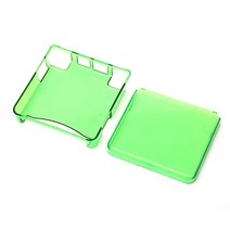대신물산마켓 간지 투명 하드 쉘 하우징 TPU 케이스 게임 보이 어드밴스 GBA SP 콘솔용 클리어 크리스탈, 한개옵션1, 02 green