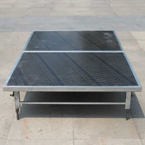 무대 단상 이동식 간이 전시부스 접이식 설치 행사장, (1.28x1.5m)고정 높이