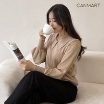 [캔마트]페로쉬폰카라니트 C011826/간절기/라운드넥/페미닌