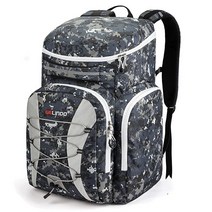 Gelindo 55L 스키 부츠 백 백팩: 엑스트라 라지 스노우보딩 장비 장비를 위한 멀티 컴파트먼트 팩 - 방수 스노우 헬멧 백팩 여행 청소년 남성용, CP+White
