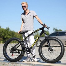 하드테일 자전거 풀샥 MTB 바퀴두꺼운 카본 팻바이크 광폭 다운힐 24단 20인치, C