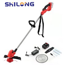 SHILONG 무선 예초기 벌초 배터리 전동 휴대용 잔디깍기, 1