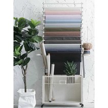 시트지걸이대 필름거치대 원단 선팅 진열대 행거 랙, 골든 70x26x170CM 크로스바 13극