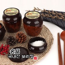 국내산 땡초 막장 보리장 530g 저염 집된장 보리 된장 전통 시골 재래식 맛있는 찹쌀보리 촌 막된장, 1개