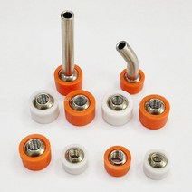 2 피스 POM 프레스인 볼 냉각수 노즐 CNC 선반 공구 홀더 특수 VDI 스크류 머신, Dia 12mm-M6 thread