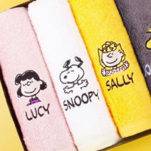 스누피 귀여운 수건 선물세트 3장고르기 피너츠 40수 송월 타올, 그레이3