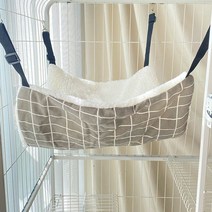 튼튼 원목 고양이 캣타워 캣폴 놀이터 우드 직조 운동기구 타워 스크래처, M-(48*37cm), 그레이 체크[화이트 캐시미어]