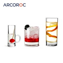 [ARC] 루미낙 / 아코록 아일랜드 유리잔/물컵/음료수잔/쥬스잔, 4) 아일랜드 언더락 380ml 6Pcs, 6개
