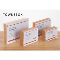 테이블 메뉴 100x70mm 카드 디스플레이 스탠드 직립 광고 아크릴 홀더 라벨 사인 프레임, [01] 100x70mm