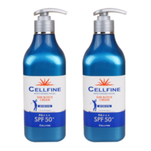 셀파인 선크림 SPF50+ PA+++, 2개, 500ml, 500ml