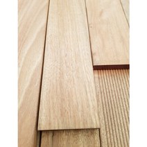 큐링 데크재 19x90x2400mm (15개) 1평시공가능 천연라왕 데크 바닥재 후로링