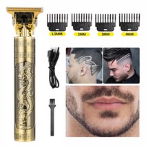 헤어 트리머 hair trimmer electr shaver hair clipper 전문 면도기 수염 이발사 0mm 신사 커팅 머신 남성 이발 스타일, 용