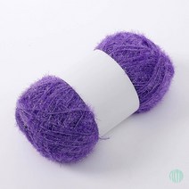반짝이 수세미 실 뜨기 만들기 코바늘 퍼플 반짝이수세미실 수세미실 수세미뜨기 수세미만들기 아크릴수세미실