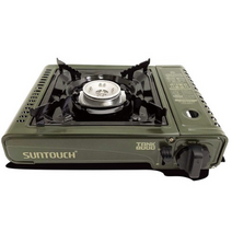 썬터치 오리지널 가스버너 탱크 ST-8000, 3개, 카키