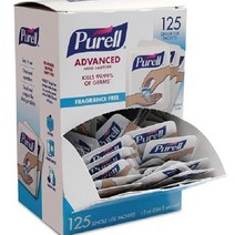 퓨렐 휴대용 100매 손소독제 세니타이저 젤 타입