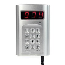 999-채널 키패드 발신자 번호 표시 수신기 레스토랑 대기열 고객 서비스를 위한 무선 전화 페이징, CHINA, 1 keypad caller, AU