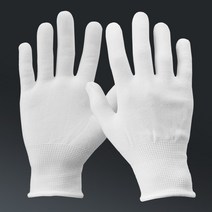 두손 속장갑 내피장갑 민자폴리 손가락코팅 손바닥코팅, 1개, 민자폴리속장갑 백색L