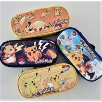 포켓몬필통 피카츄 새학기 준비물 초등학생 포켓몬스터 캐릭터 필통, 4번 포켓몬친구들