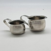 바리스타 에스프레소 벨크리머 원형 시럽잔 8온즈 음료제조 밀크저그 소스 스테인레스 커피용품