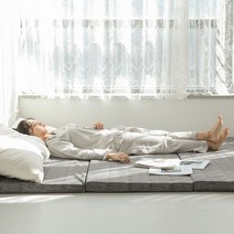 [일오삼유통] 1인용매트리스 수면매트 침구 2단매트리스 침대매트 간이매트 병원매트