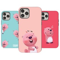 잔망루피 마그네틱 2장 카드 도어 범퍼 케이스 갤럭시 S20 S21 플러스 울트라 S10 5G G977