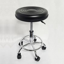 간이 보조의자 환의자 빵의자 작업의자 원형의자, 간이보조-검정