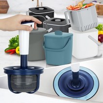 음식물탈수기 싱크대음식물거름망 마개 거름통 배수구, 음식물쓰레기통2L 올민트