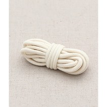 고급 야상 스트링 면끈 4mm 5mm 6mm 2마 180cm 촘촘한 짜임의 면끈 네츄럴 후드끈 순면 100프로 염색하지 않은 그대