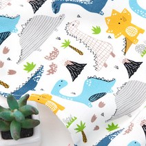 유아 아동 아기 무형광 인견 블랭킷 L 110*130 여름 이불 어린이집 낮잠이불 유아동 홑겹 담요, 다이노소어