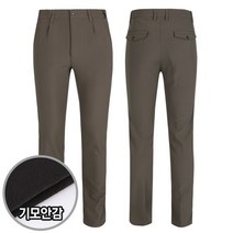 [파파브로] 남성 겨울 기모 원턱 골프바지 슬랙스 BS-PTKG-145-카키