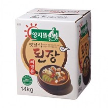 양지뜰 옛날식 찌개용 된장 14kg, 1개