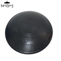 무쇠주물마을 길들인 솥뚜껑불판 37~65cm 조선 그리들 손잡이제거형, 40cm(3-4인용), 솥뚜껑단품
