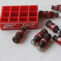 콜라가 하나씩 분리되는 박스 코카콜라 미니어처