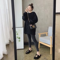 꽈배기스웨터 겨울 가을 클래식 여성 와이드 루즈핏 핏아우터 키치한 하프기장 두꺼운 상의 트렌드 3816843751