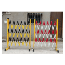 스텐자바라대문 울타리 이동식 접이식 공장 안전 보호, 조각 파란색과 흰색 2.5미터