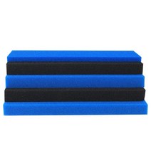 mongda 고경도스펀지 주문제작 뉴폼 고경도, 블루 코튼 50x20x2cm 구멍