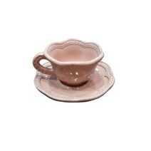 vbc까사 VBC까사 레이스 에스프레소 컵/소서_핑크, 기타, 파랑계열