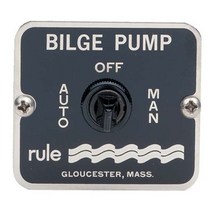 Rule pumps 룰 펌프 표준 패널 스위치, Ref:29-45 12 / 32V Black