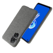 Capa ASUS ZenFone 9 5G 케이스 하드 PC 충격 방지 짠 섬유 직물 천 보호 뒷면 커버 azus Zenfone 5.9quot, [01] For ZenFone 9, [03] Grey