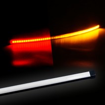 삼항LED 12V용 무빙 3way 실리콘 면발광V2 LED바 29cm, 29cm/레드-옐로우
