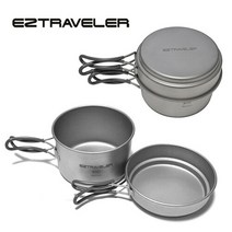 SB클럽 [이지트래블러] 티타늄 1인 코펠 (800ml), 선택완료, 단품없음