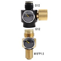 Paintball PCP 에어 탱크 실린더 레귤레이터 압력 5000psi HPA 탱크 핀 밸브 300bar 5/8-18UNF M18x1.5 Airsoft 부품, M18 함께 regulater, 중국