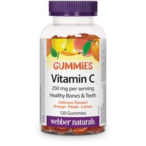 캐나다 웨버네추럴 겨울 건강 영양제, 7.웨버네추럴 비타민C 125mg 120구미