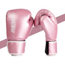 여성용 권투 글로브 복싱 장갑 무에타이 샌드백 훈련, 화이트블랙