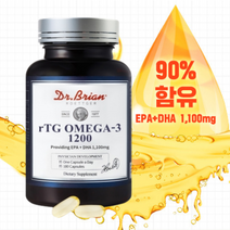 [당일발송] 저온초임계 오메가3 180캡슐 6개월분 대용량 EPA DHA 1100mg 코스트코 엔쵸비 RTG 엔초비 알티지 오메가3 180일분