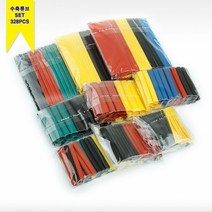 기타 내열성 열수축 튜브 328pcs 세트 전선 절연 전기 필름, 상세페이지 참조